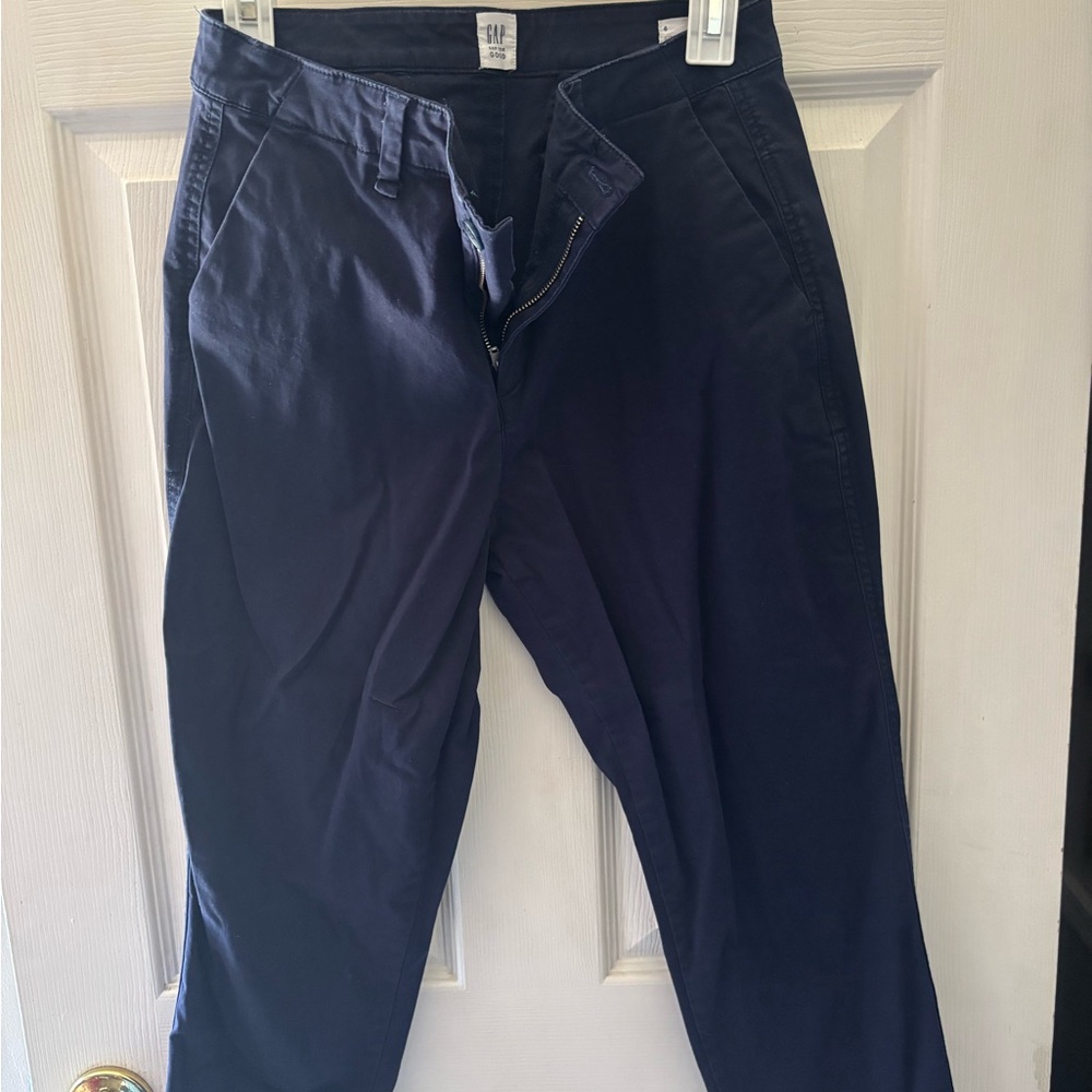 GAP Womens Navy Blue Chinos